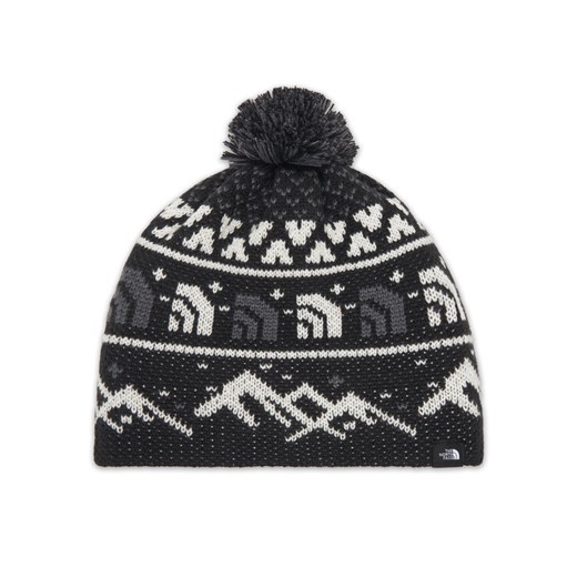 Czapka The North Face Cabin Ski Tuke NF0A8CH0 Czarny ze sklepu eobuwie.pl w kategorii Czapki zimowe męskie - zdjęcie 186098800