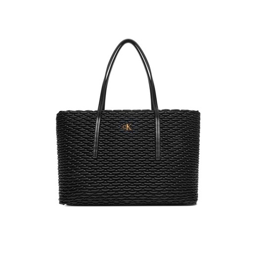 Torebka Calvin Klein LV04F3292G Czarny ze sklepu eobuwie.pl w kategorii Torby Shopper bag - zdjęcie 186098834