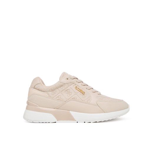 Sneakersy Guess FLFM16 ELE12 Beżowy ze sklepu eobuwie.pl w kategorii Buty sportowe damskie - zdjęcie 186098844