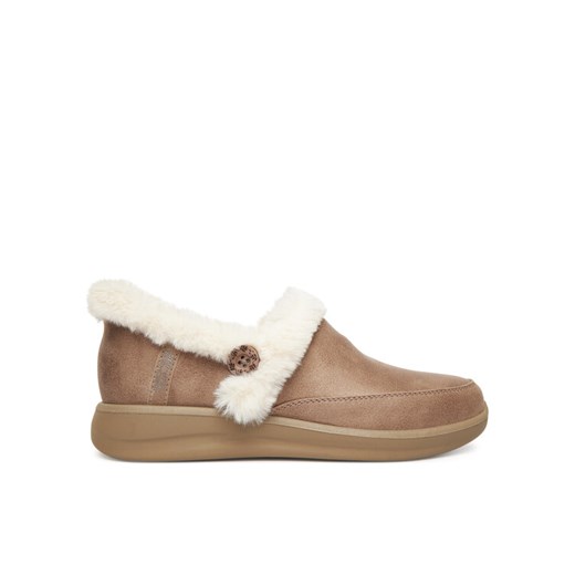 Kapcie Skechers Cozy Escape 168114/TPE Szary ze sklepu eobuwie.pl w kategorii Kapcie damskie - zdjęcie 186098863