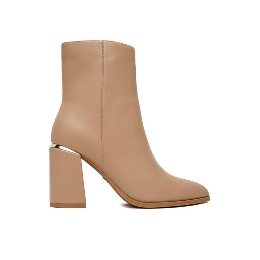 Botki Nine West CEO-JASMIN-01 Beżowy ze sklepu eobuwie.pl w kategorii Botki - zdjęcie 186098880