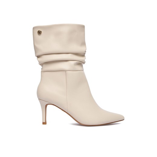 Botki Nine West CEO-SAMIRA-01 Écru ze sklepu eobuwie.pl w kategorii Botki - zdjęcie 186098894