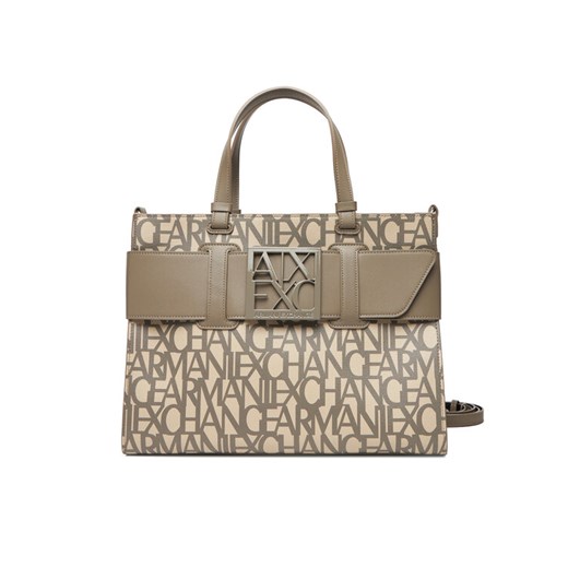 Torebka Armani Exchange 942689 3F742 M1014 Beżowy ze sklepu eobuwie.pl w kategorii Torby Shopper bag - zdjęcie 186098912