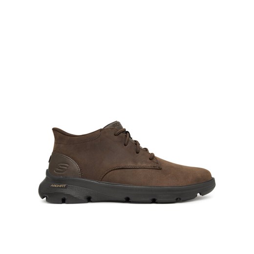 Trzewiki Skechers Arch Fit Garza 205514 COC Brązowy ze sklepu eobuwie.pl w kategorii Buty zimowe męskie - zdjęcie 186098972