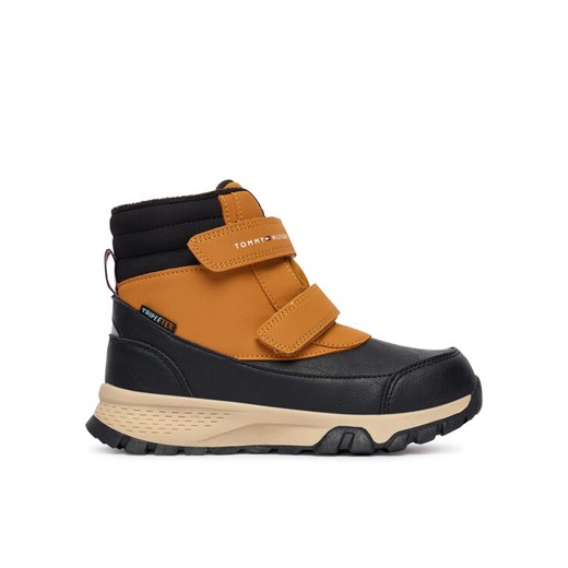 Śniegowce Tommy Hilfiger Velcro Bootie T1X5-34134-1592 D Czarny ze sklepu eobuwie.pl w kategorii Buty zimowe dziecięce - zdjęcie 186099062