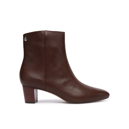 Botki LAUREN RALPH LAUREN Demi 802974503002 Brązowy ze sklepu eobuwie.pl w kategorii Botki - zdjęcie 186099112