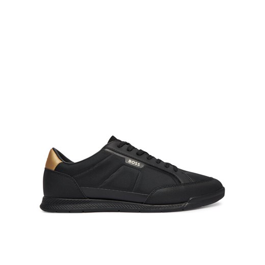 Sneakersy BOSS Nitan 50552879 Czarny ze sklepu eobuwie.pl w kategorii Buty sportowe męskie - zdjęcie 186099121