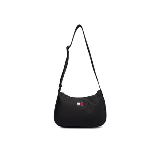 Torebka Tommy Jeans Tjw Ess Daily Shoulder Bag AW0AW17888 Czarny ze sklepu eobuwie.pl w kategorii Listonoszki - zdjęcie 186099124