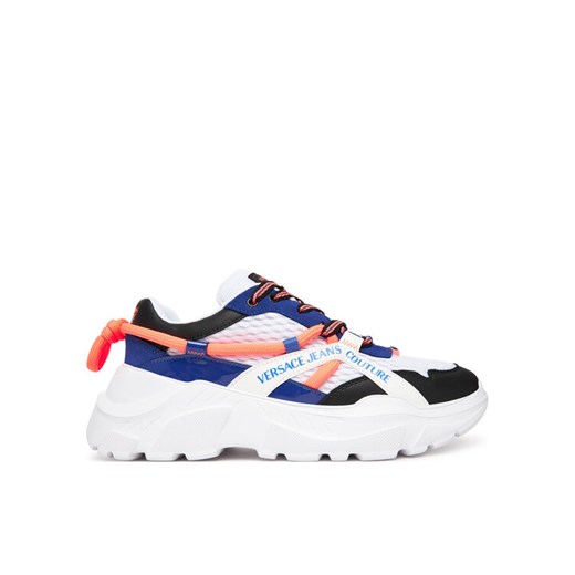 Sneakersy Versace Jeans Couture Fondo Speedtrack 79YA3SC3 Biały ze sklepu eobuwie.pl w kategorii Buty sportowe męskie - zdjęcie 186099190