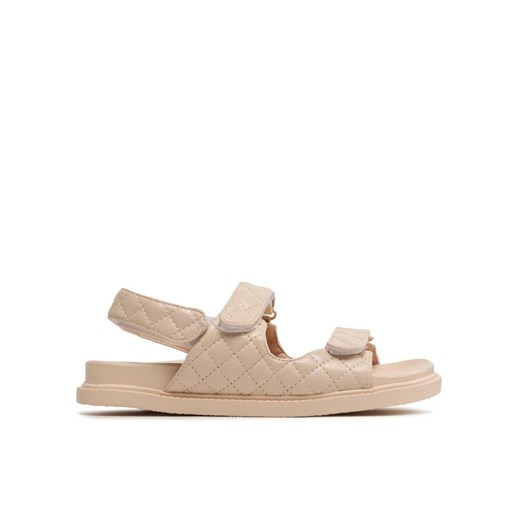 Sandały DeeZee E566-70 Beżowy ze sklepu eobuwie.pl w kategorii Sandały damskie - zdjęcie 186099204