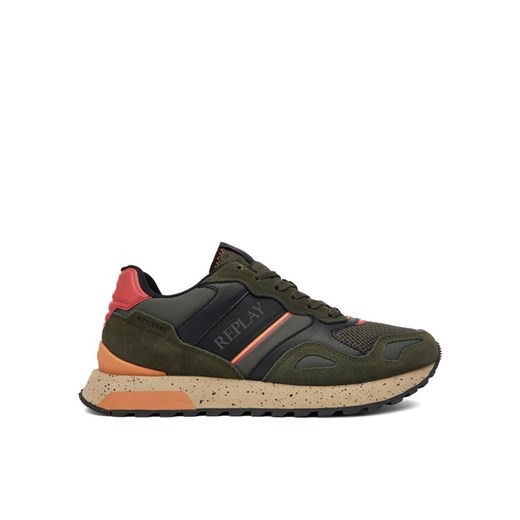 Sneakersy REPLAY GMSG6 .000.C0001T Zielony ze sklepu eobuwie.pl w kategorii Buty sportowe męskie - zdjęcie 186099234
