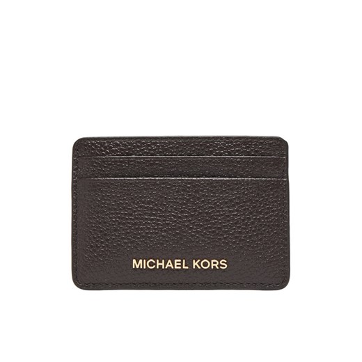 Etui na karty kredytowe MICHAEL Michael Kors 32F7GF6D0L Brązowy ze sklepu eobuwie.pl w kategorii Etui - zdjęcie 186099250