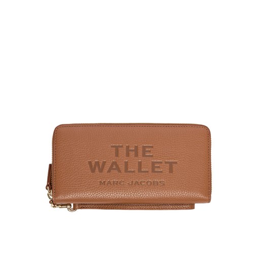 Portfel Marc Jacobs The Leather Continental 2P4SMP015S02 Brązowy ze sklepu eobuwie.pl w kategorii Portfele damskie - zdjęcie 186099310