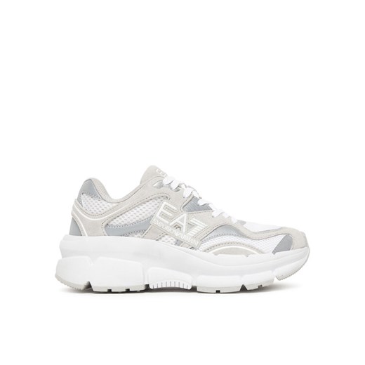 Sneakersy EA7 Emporio Armani X8X237 XK425 MZ203 Szary ze sklepu eobuwie.pl w kategorii Buty sportowe damskie - zdjęcie 186099493