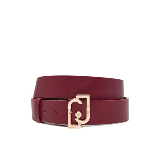 Pasek Damski Liu Jo Hips Belt 3,5 Cm AF5238 E0077 Bordowy ze sklepu eobuwie.pl w kategorii Paski damskie - zdjęcie 186099594