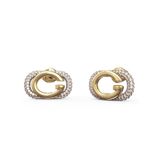 Kolczyki Guess JUBE04 511JW Złoty ze sklepu eobuwie.pl w kategorii Kolczyki - zdjęcie 186099632
