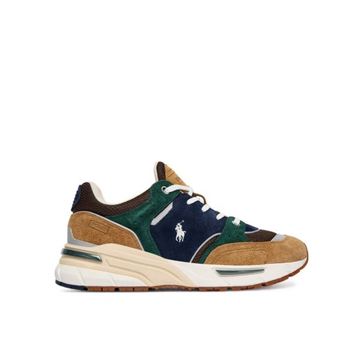 Sneakersy Polo Ralph Lauren Trackstr 250 809973978001 Brązowy ze sklepu eobuwie.pl w kategorii Buty sportowe męskie - zdjęcie 186099761