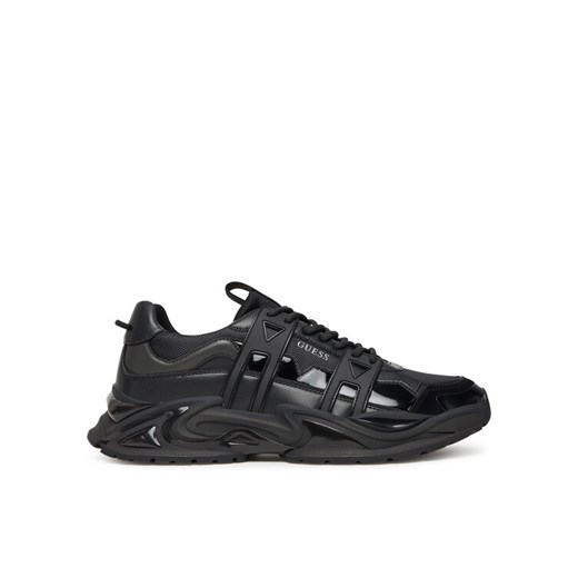 Sneakersy Guess FMFUNO ELL12 Czarny ze sklepu eobuwie.pl w kategorii Buty sportowe męskie - zdjęcie 186099822