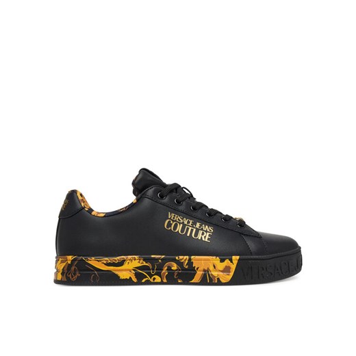 Sneakersy Versace Jeans Couture 79VA3SKL Czarny ze sklepu eobuwie.pl w kategorii Buty sportowe damskie - zdjęcie 186099860
