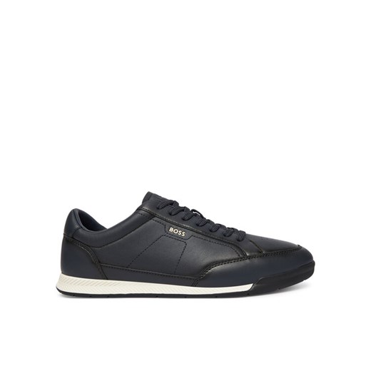 Sneakersy BOSS Nitan 50552880 Granatowy ze sklepu eobuwie.pl w kategorii Buty sportowe męskie - zdjęcie 186099864