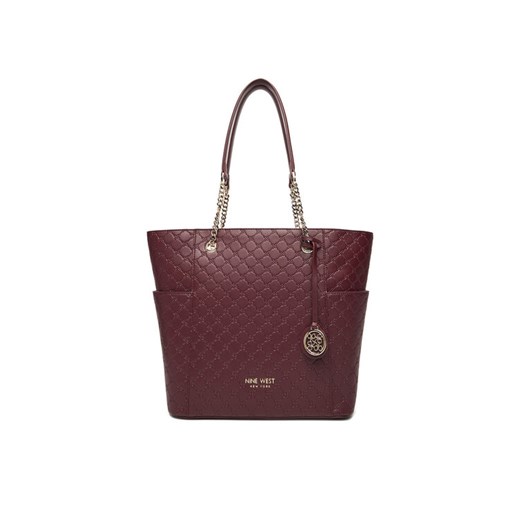 Torebka Nine West CEO-NEBRASKA-LDA8208A Bordowy ze sklepu eobuwie.pl w kategorii Torby Shopper bag - zdjęcie 186099883