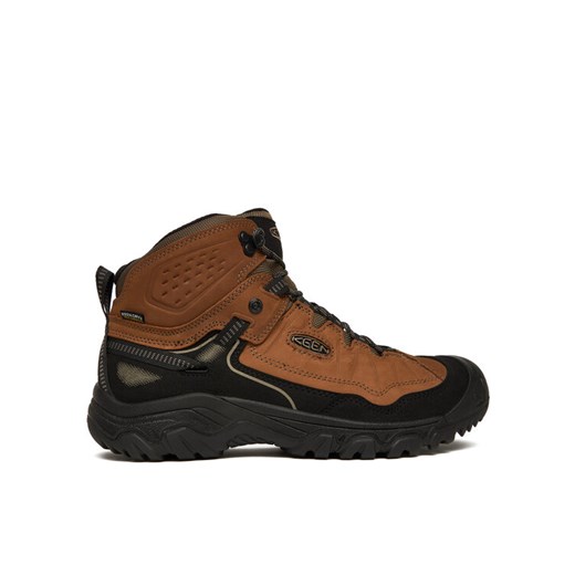 Trekkingi Keen Targhee IV Waterproof Hiking Boot 1028988 Brązowy ze sklepu eobuwie.pl w kategorii Buty trekkingowe męskie - zdjęcie 186099894