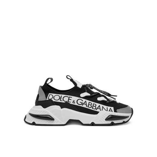 Sneakersy Dolce&Gabbana DA5203 AB068 Czarny ze sklepu eobuwie.pl w kategorii Buty sportowe damskie - zdjęcie 186099902