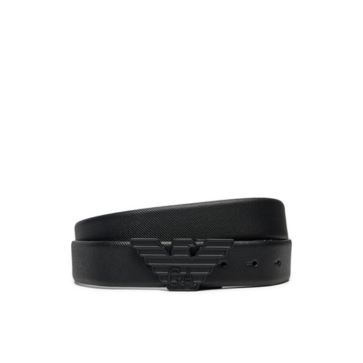 Pasek Męski Emporio Armani Y4S642 YQ48K 81386 Czarny ze sklepu eobuwie.pl w kategorii Paski męskie - zdjęcie 186099942