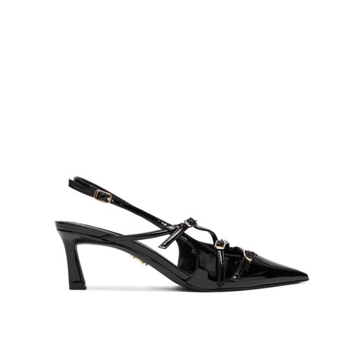 Sandały Steve Madden Liana SM11003386 Czarny ze sklepu eobuwie.pl w kategorii Czółenka - zdjęcie 186099952