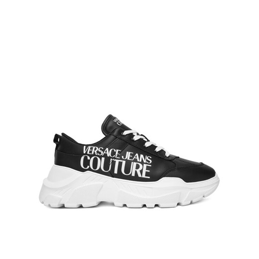 Sneakersy Versace Jeans Couture 79YA3SC1 Czarny ze sklepu eobuwie.pl w kategorii Buty sportowe męskie - zdjęcie 186099953