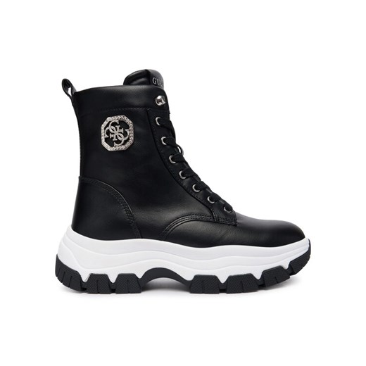 Trzewiki Guess FLFBNZ ELE12 Czarny ze sklepu eobuwie.pl w kategorii Botki - zdjęcie 186099970