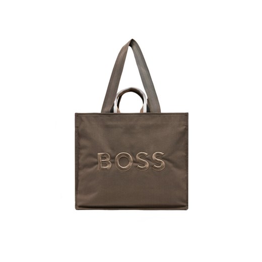 Torebka BOSS Deva 50536557 Brązowy ze sklepu eobuwie.pl w kategorii Torby Shopper bag - zdjęcie 186099974