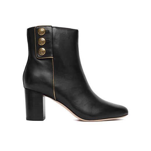 Botki LAUREN RALPH LAUREN Kenndi Bt Hl 802980065001 Czarny ze sklepu eobuwie.pl w kategorii Botki - zdjęcie 186100083