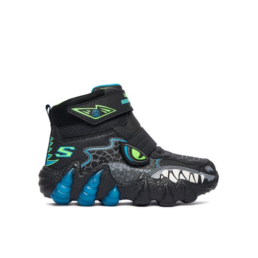 Śniegowce Skechers Skech-O-Saurus Lights 2.0 400122L BKLM Czarny ze sklepu eobuwie.pl w kategorii Buty zimowe dziecięce - zdjęcie 186100180