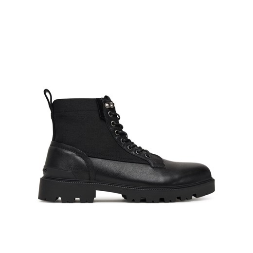 Trapery Pepe Jeans Ryan Mix M PMS500004 Czarny ze sklepu eobuwie.pl w kategorii Buty zimowe męskie - zdjęcie 186100303