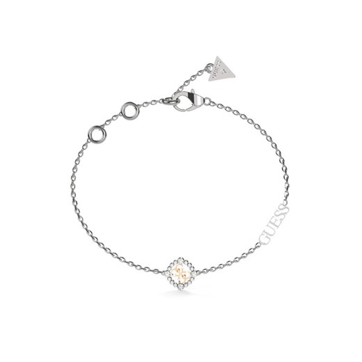 Bransoletka Guess JUBB0464 4JW Srebrny ze sklepu eobuwie.pl w kategorii Bransoletki - zdjęcie 186100313