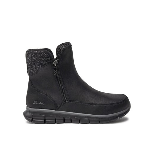 Botki Skechers Synergy - Lovely Collab 167941 Czarny ze sklepu eobuwie.pl w kategorii Botki - zdjęcie 186100354