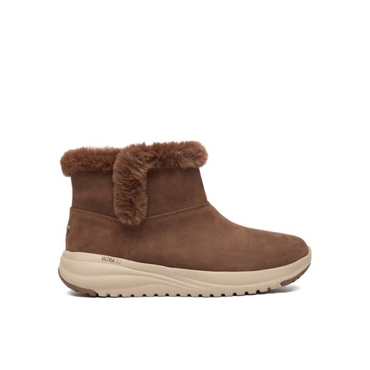 Botki Skechers On-The-Go Stellar 144775/CHOC Brązowy ze sklepu eobuwie.pl w kategorii Botki - zdjęcie 186100431