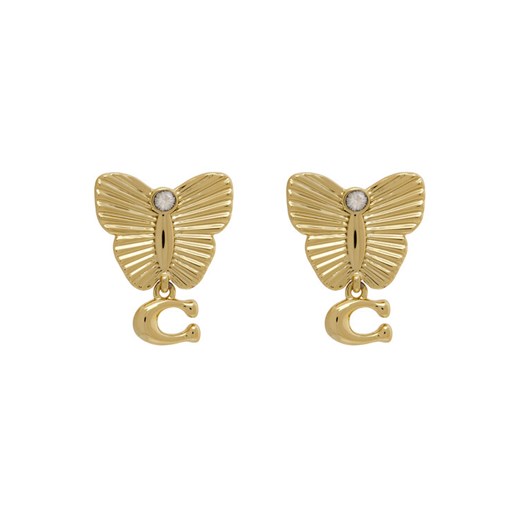 Kolczyki Coach 37527588 Złoty ze sklepu eobuwie.pl w kategorii Kolczyki - zdjęcie 186100504