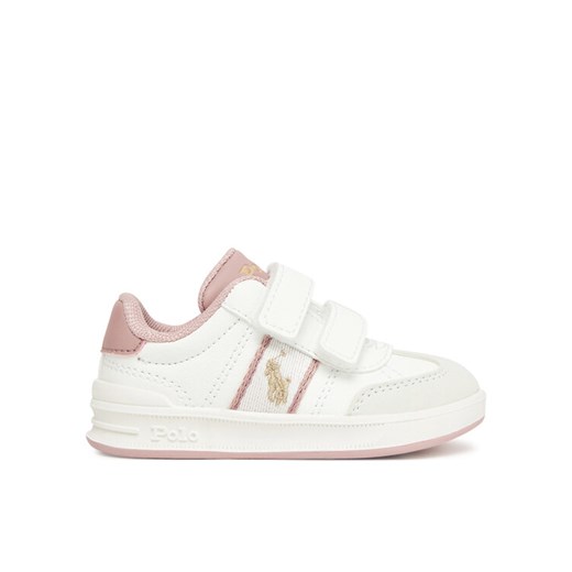 Sneakersy Polo Ralph Lauren Heritage Court III T-Toe Ez RL03360101 Biały ze sklepu eobuwie.pl w kategorii Buty sportowe dziecięce - zdjęcie 186100570