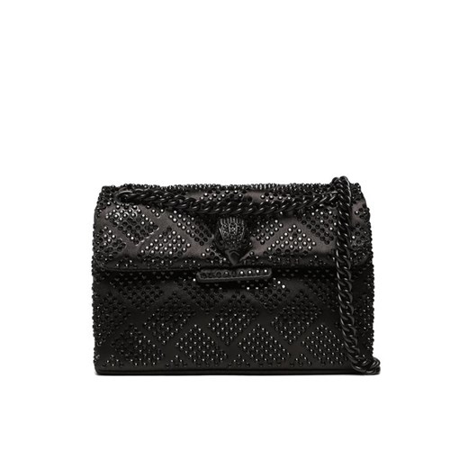 Torebka Kurt Geiger Fabric Mini Kensington 9546600609 Czarny ze sklepu eobuwie.pl w kategorii Kopertówki - zdjęcie 186100632