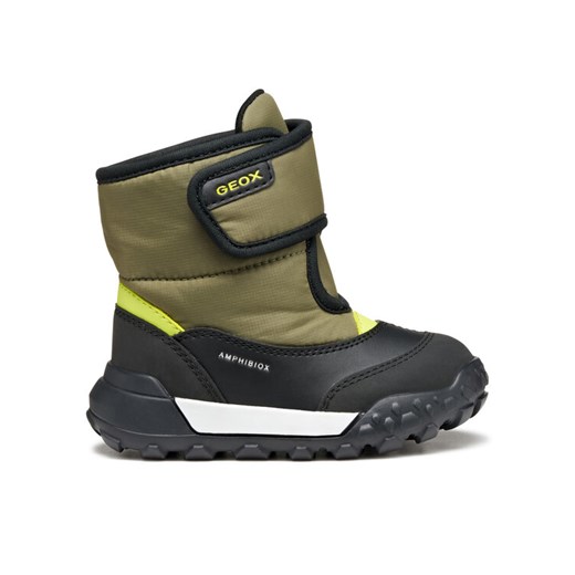 Śniegowce Geox B Trekkyup B Abx B566LA 054FU C3Y7N S Khaki ze sklepu eobuwie.pl w kategorii Buty zimowe dziecięce - zdjęcie 186100682