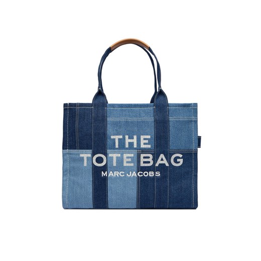 Torebka Marc Jacobs The Denim Large Tote Bag H018M06FA21 Niebieski ze sklepu eobuwie.pl w kategorii Torby Shopper bag - zdjęcie 186100712