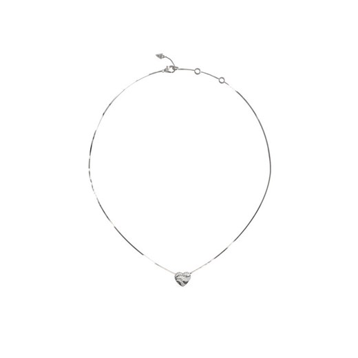 Naszyjnik Guess JUBN04 501JW Srebrny ze sklepu eobuwie.pl w kategorii Naszyjniki - zdjęcie 186100752