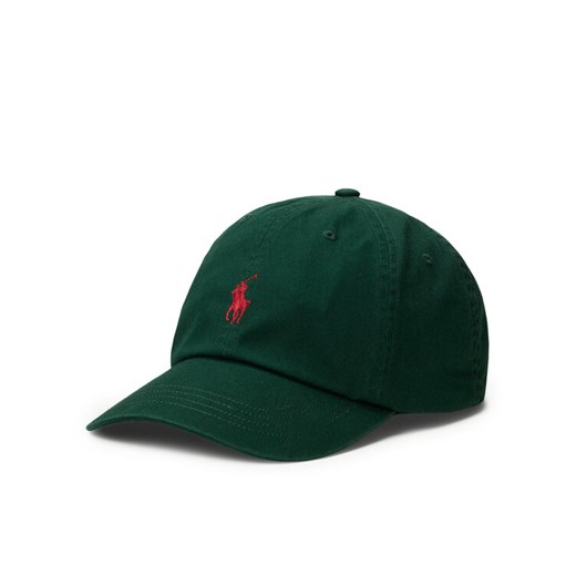 Czapka z daszkiem Polo Ralph Lauren 211912843010 Zielony ze sklepu eobuwie.pl w kategorii Czapki z daszkiem damskie - zdjęcie 186100762