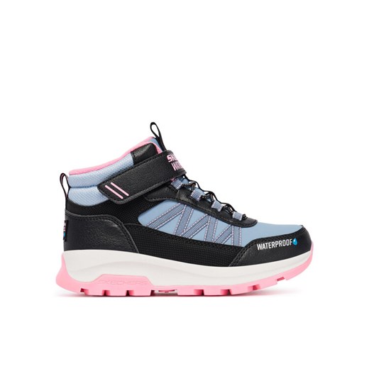 Śniegowce Skechers Storm Blazer 303493L BKLP Czarny ze sklepu eobuwie.pl w kategorii Buty zimowe dziecięce - zdjęcie 186100764