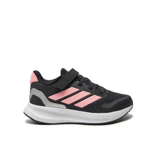 Sneakersy adidas Runfalcon 5 El C IE8580 Czarny ze sklepu eobuwie.pl w kategorii Buty sportowe dziecięce - zdjęcie 186100790