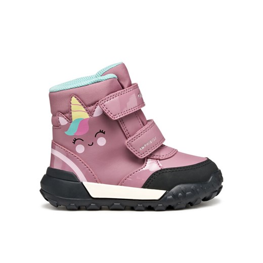 Śniegowce Geox B Trekkyup B Ab B566MD 054FU C8006 M Różowy ze sklepu eobuwie.pl w kategorii Buty zimowe dziecięce - zdjęcie 186100792