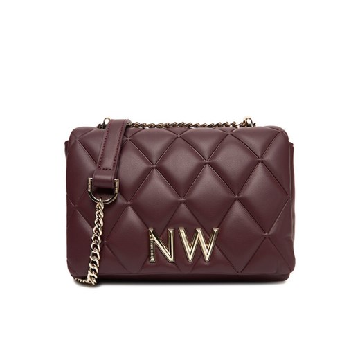 Torebka Nine West CEO-CHARLOTTE-I-S22558 Bordowy ze sklepu eobuwie.pl w kategorii Listonoszki - zdjęcie 186100802