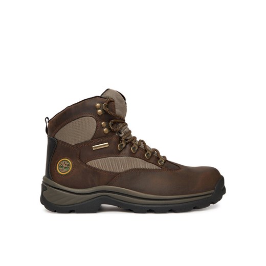 Trekkingi Timberland Chocorua Waterproof TB1151302101 Brązowy ze sklepu eobuwie.pl w kategorii Buty trekkingowe męskie - zdjęcie 186100851